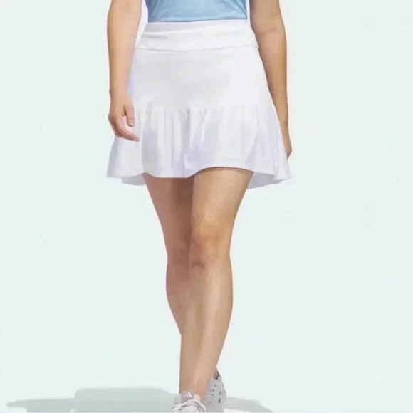 Adidas Women's Ultimate365 Frill Skort Large 12-14 White - Picture 1 of 4